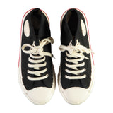 Eat Dust | Jay High Top Canvas Sneakers | Black  