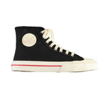 Eat Dust | Jay High Top Canvas Sneakers | Black  