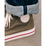 Eat Dust | Jay High Top Canvas Sneakers | Green