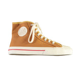 Eat Dust | Jay High Top Canvas Sneakers | Mustard