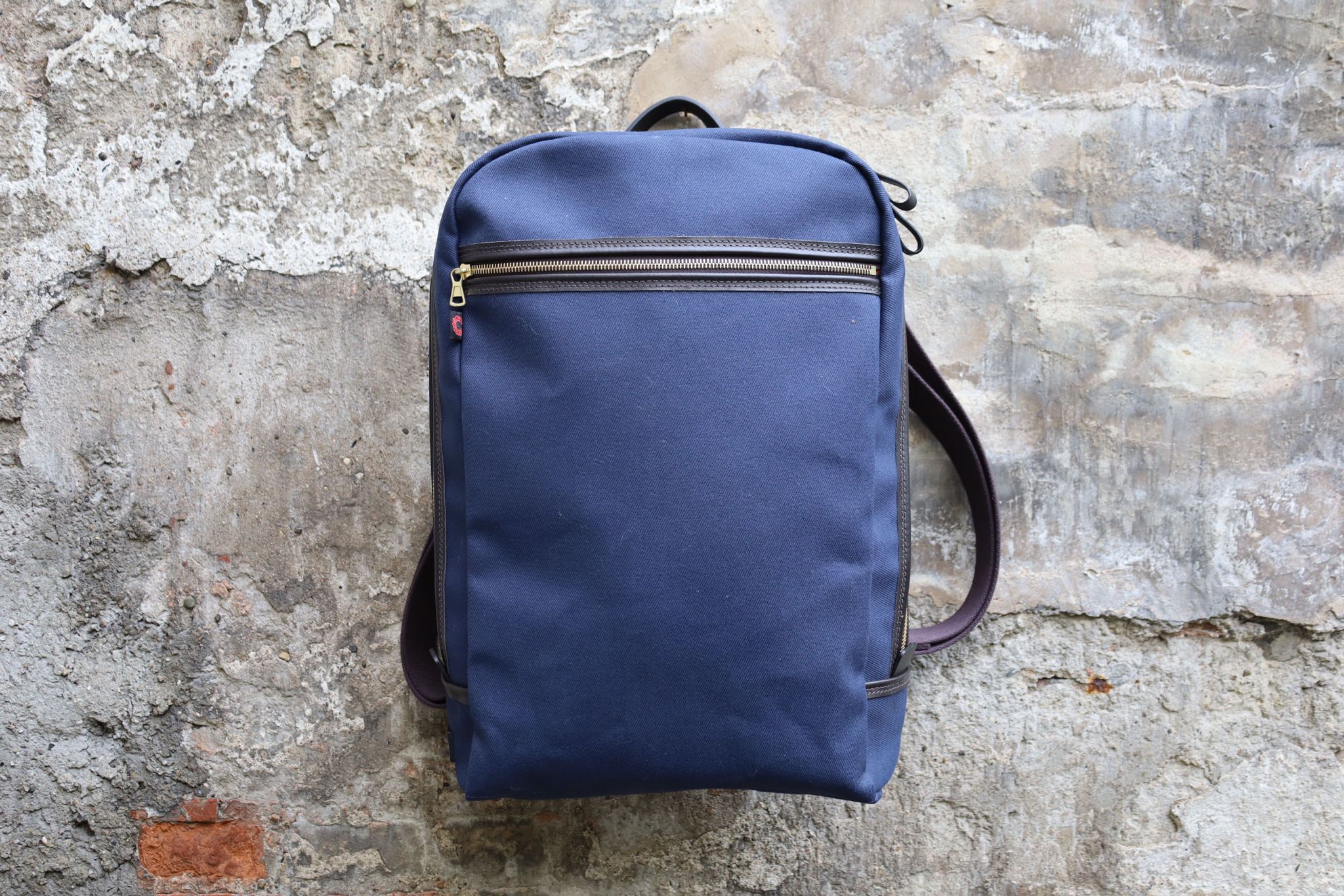 Croots | BT29 | British Twill zipped Backpack | navy blue