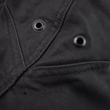 Iron Heart | IHM-37-BLK | Oiled Whipcord N1 Deck Jacket | Black