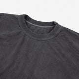 Utilitees | 5.5oz Loopwheel Crew Neck T-Shirt | Pigment Dyed Charcoal