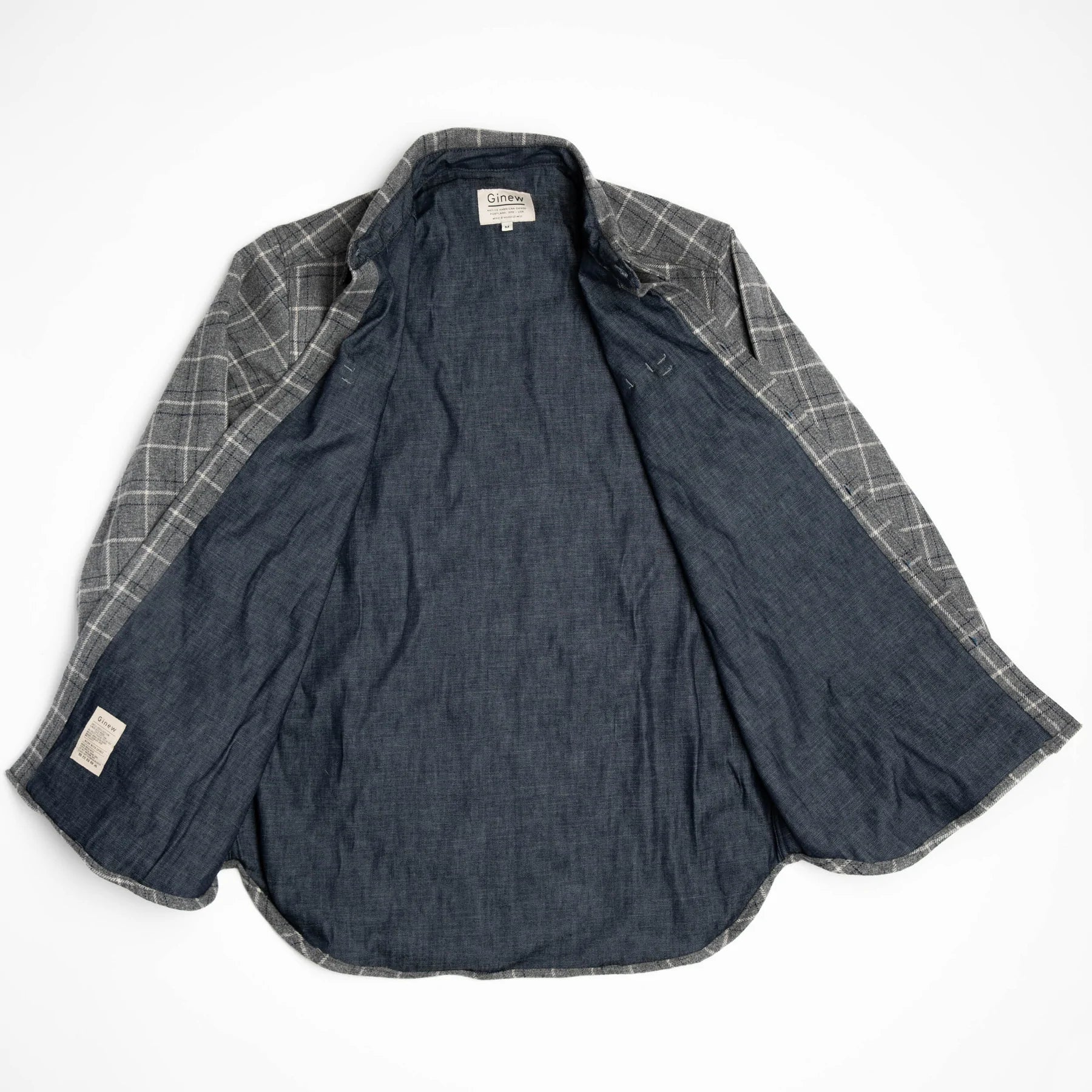 Ginew Shirt Jacket Grey - Main Image