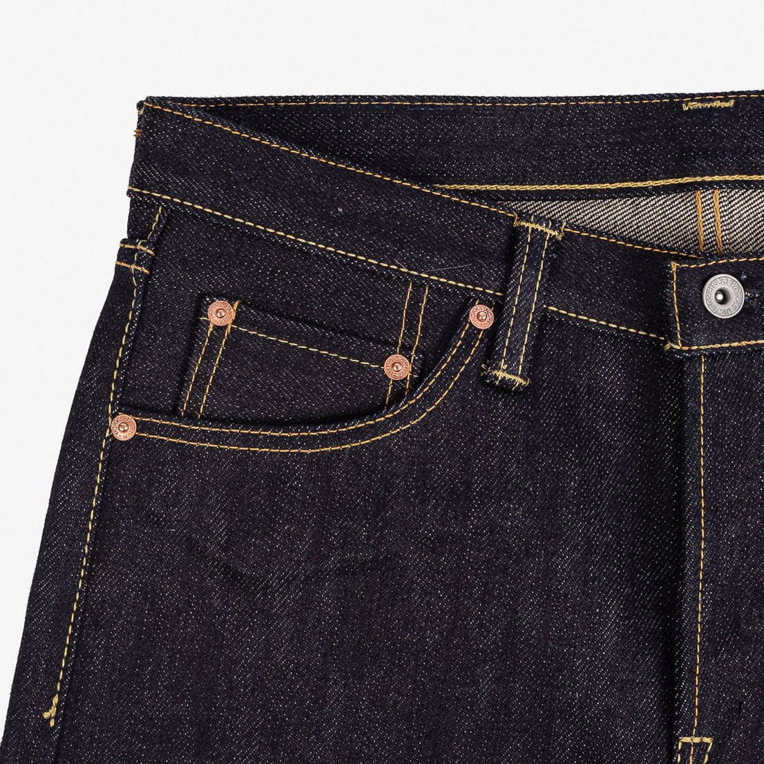 Iron Heart | IH-666-XHS | 25oz Selvedge Denim Slim Straight Cut Jeans | Indigo