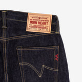 Iron Heart | IH-666S-142 | 14oz Selvedge Denim Slim Straight Cut Jeans | Indigo