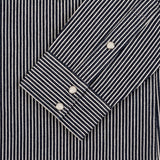 Iron Heart | IHSH-07-IND | 12oz Hickory Stripe Western Shirt | Indigo