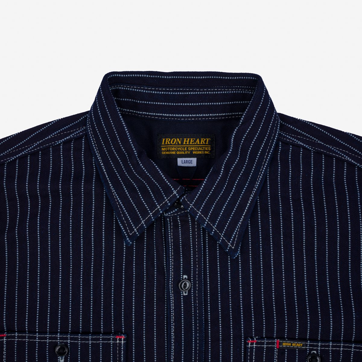 Iron Heart | IHSH-266-IND | 12oz Wabash Work Shirt - Indigo