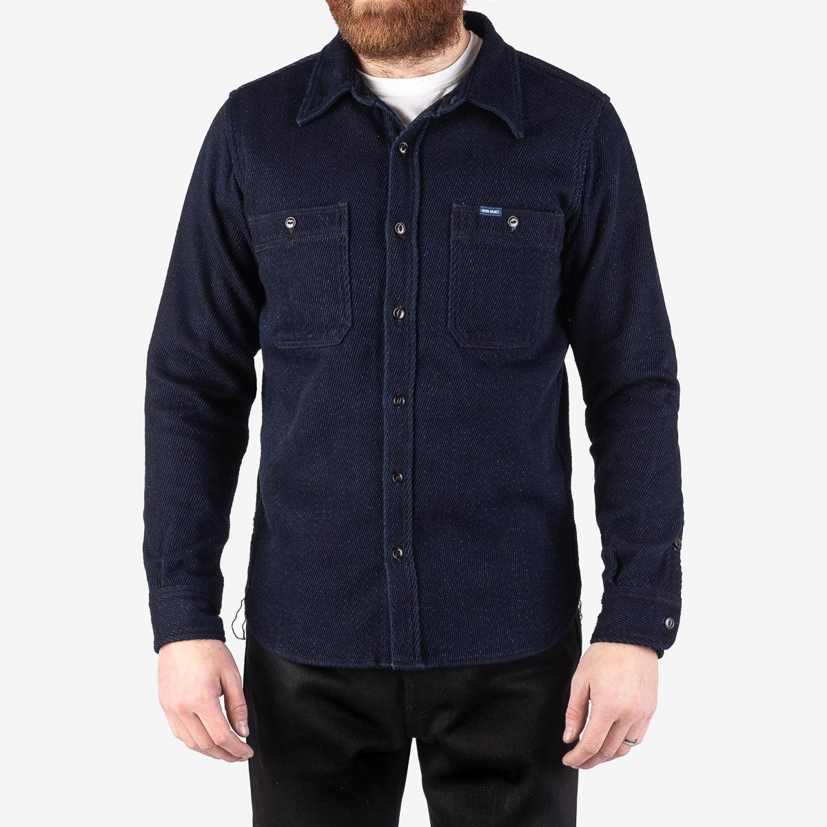 Iron Heart | IHSH-288 | 14oz Kersey Work Shirt | Indigo |