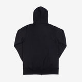 Iron Heart | IHSW-10-BLK | 14oz Ultra Heavyweight Loopwheel Cotton Zip Up Hoodie | Black