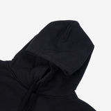 Iron Heart | IHSW-49-BLK |  14oz Ultra Heavyweight Loopwheel Cotton Hoodie | Black