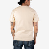 Iron Heart | IHT-1600-CRM| 11oz Cotton Knit Crew Neck T-Shirt | Cream