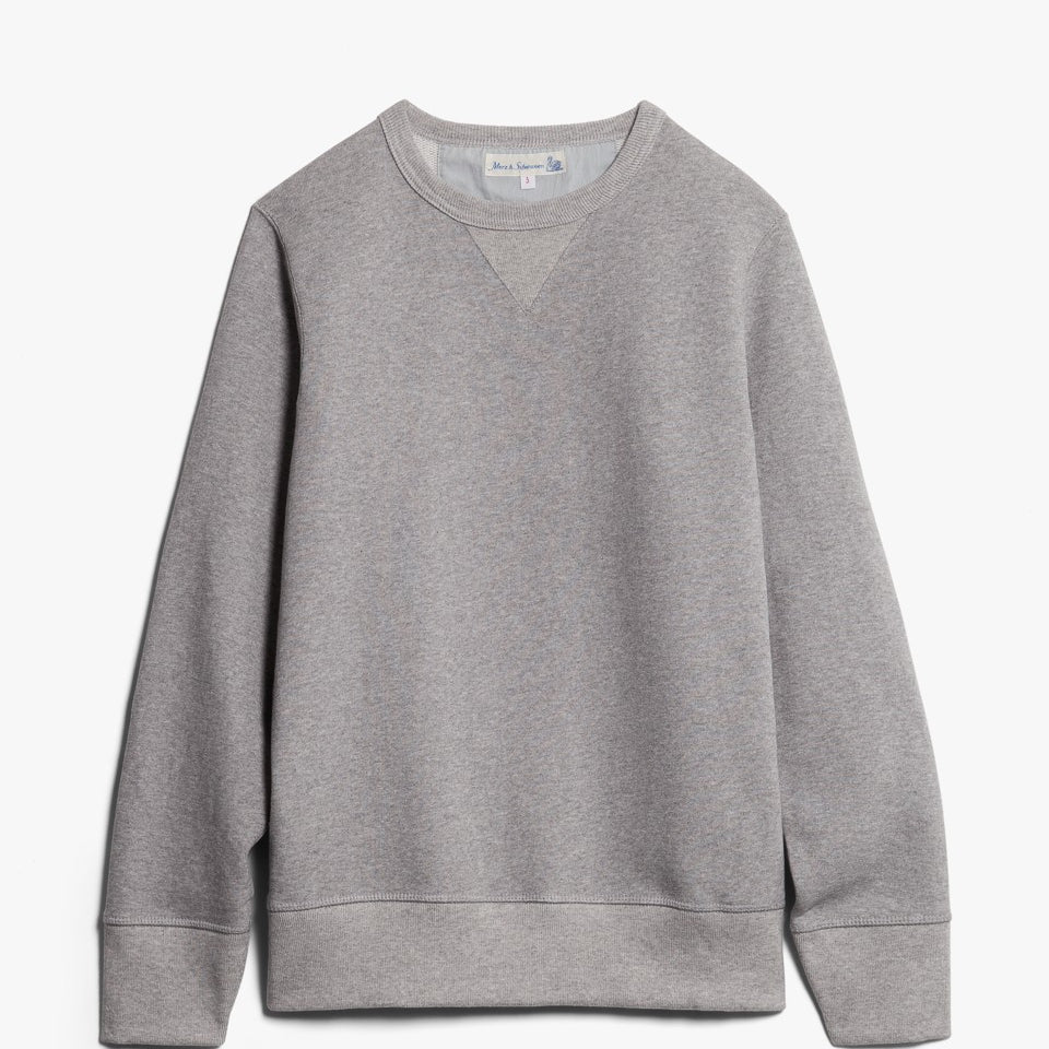 Merz b. Schwanen | 3S48 | Crew Neck Sweater | grey