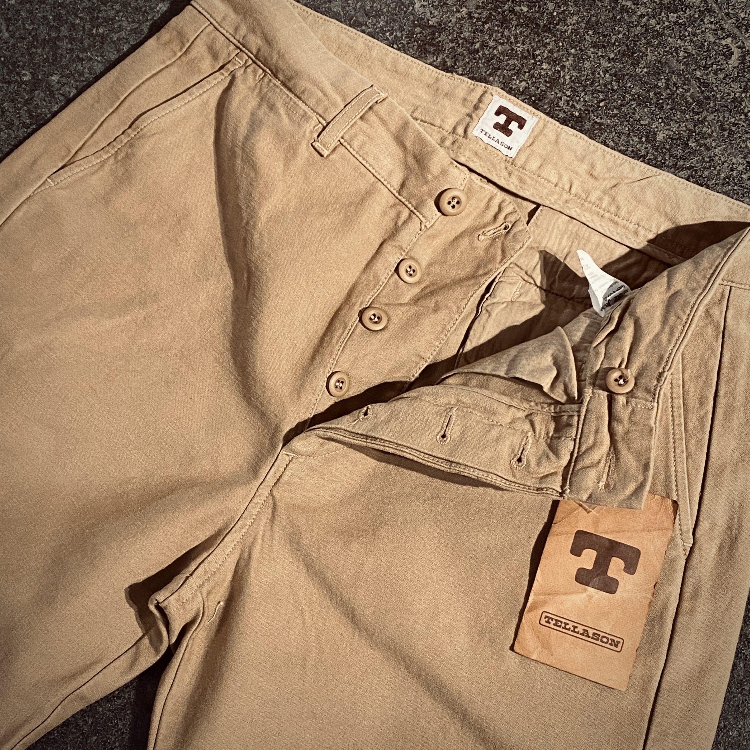 Tellason | Shorts | Sateen British Tan