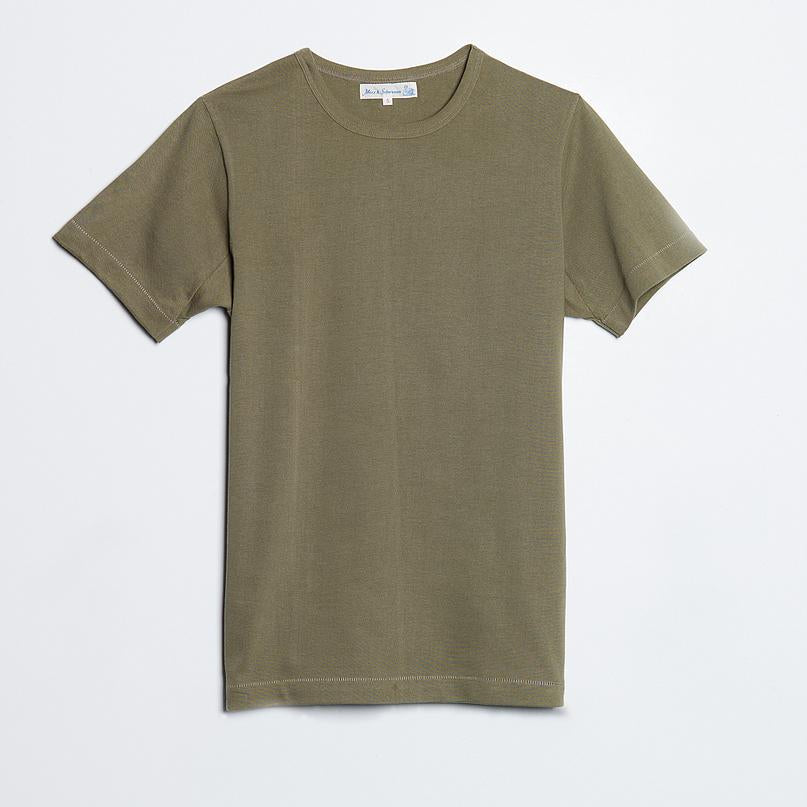 Merz b. Schwanen | 215 | Classic Crew Neck T-Shirt | Army