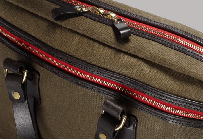 Croots | VC02 | VINTAGE CANVAS LAPTOP BAG | olive