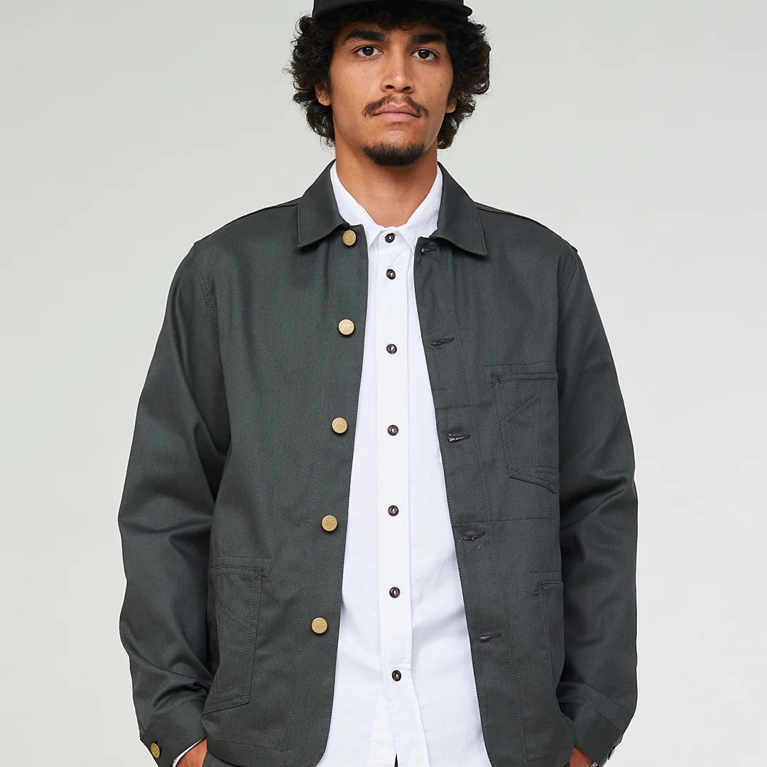 Eat Dust | Chore Jacket | Utility Twill | Cypress