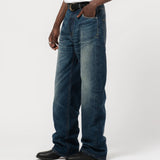 Eat Dust | FIT 53 FL | Heavy Selfedge Denim Indigo | Worn Out