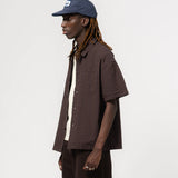 Eat Dust | ALOHA SHIRT BELFAST SEERSUCKER | COFFEE