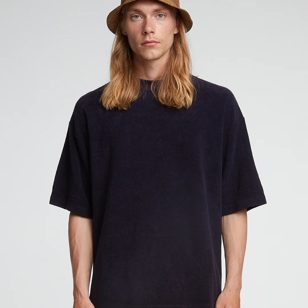 Eat Dust | BIG T | PELUCHE JERSEY | DARK NAVY