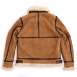 Shangrilaheritage |“Aviatore” B-3 Sabbia Shearling Jacket