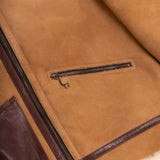 Shangrilaheritage |“Aviatore” B-3 Sabbia Shearling Jacket
