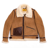 Shangrilaheritage |“Aviatore” B-3 Sabbia Shearling Jacket