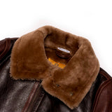 Shangrilaheritage |“Aviatore” B-3 Seal Brown Shearling Jacket