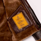 Shangrilaheritage |“Aviatore” B-3 Seal Brown Shearling Jacket