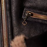 Shangrilaheritage | “Aviatore” B-3 | Vintage Black Shearling Jacket