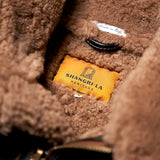 Shangrilaheritage | “Aviatore” B-3 | Vintage Black Shearling Jacket