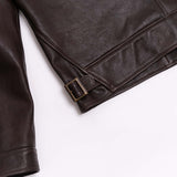 Shangrilaheritage | “Cossack” | Lambskin Leather Jacket | Testa di Moro