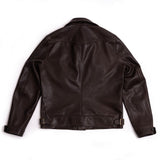Shangrilaheritage | “Cossack” | Lambskin Leather Jacket | Testa di Moro
