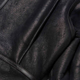 Shangrilaheritage | “Tornado” B-6 Vintage Black Shearling Jacket