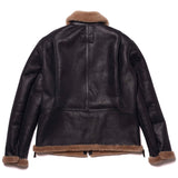 Shangrilaheritage | “Tornado” B-6 Vintage Black Shearling Jacket