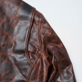Shangrilaheritage | Varenne | Whiskey Horsehide Leather Jacket
