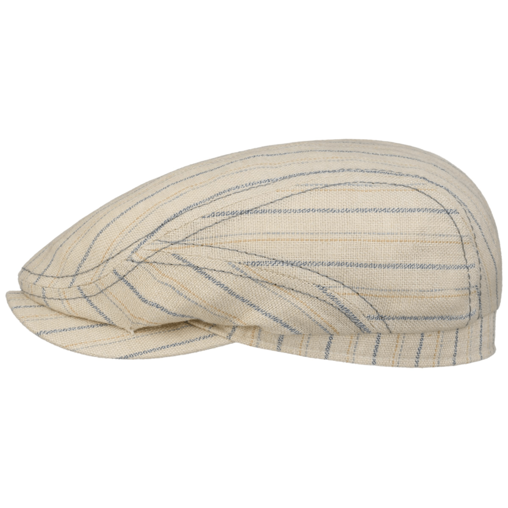 Stetson | 6383704 672 | Diver Cap Linen Stripes