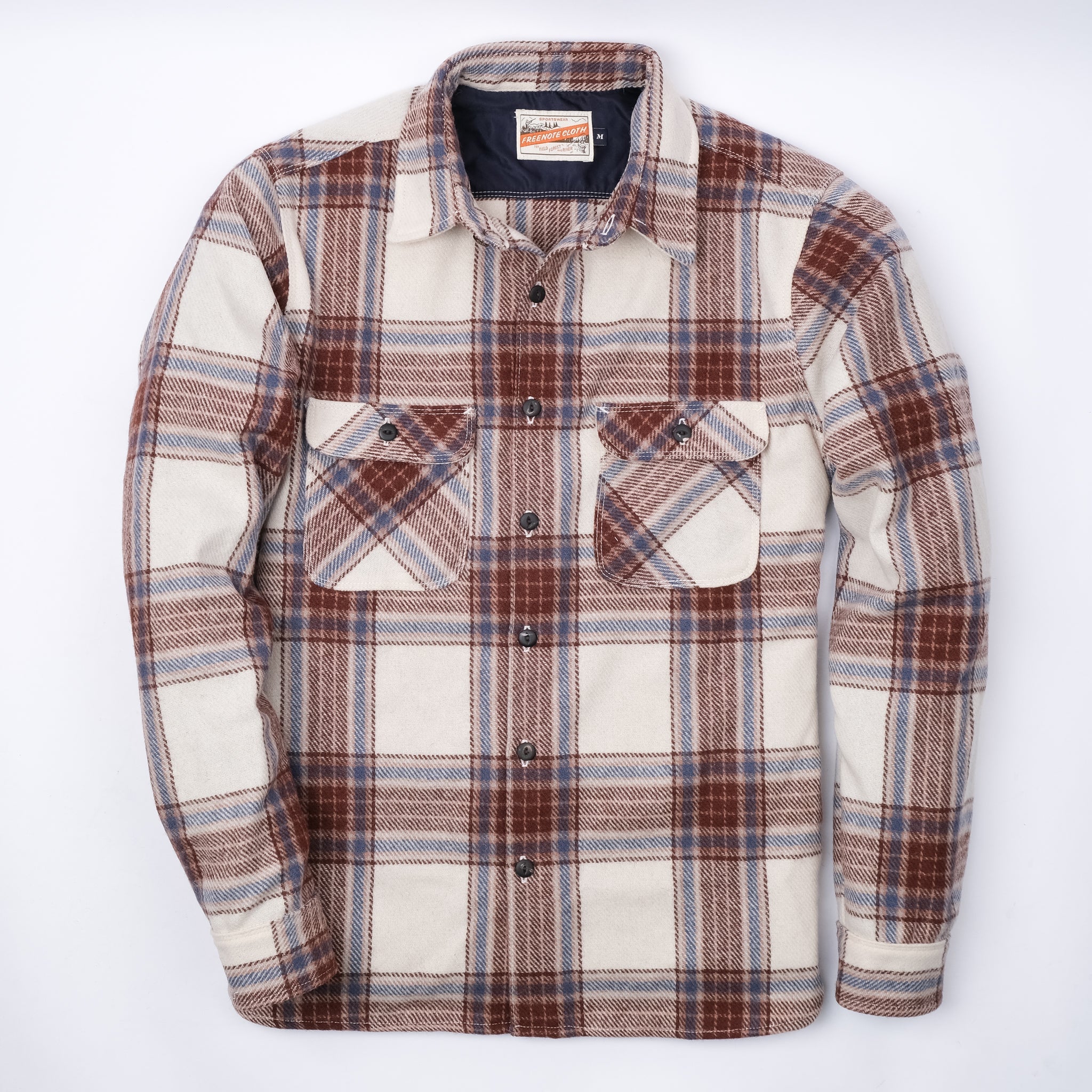 Freenote | Benson Ivory | Wool Plaid