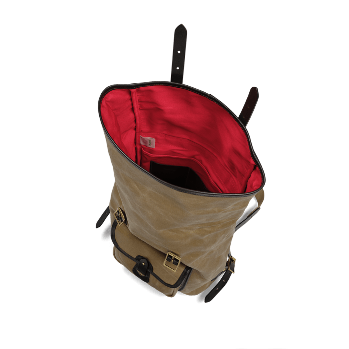 Croots | VC25 | VINTAGE CANVAS ROLLTOP BACKPACK | Sand