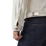 Indigofera | Wibaux Jacket | Broken Twill Ecru | 100% Cotton Rinsed
